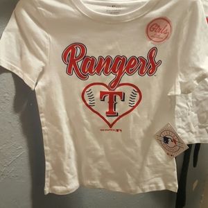 Texas Rangers girls t-shirt brand new with tags